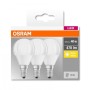 3 Becuri LED Osram Base Classic B, E14, 4.9W (40W), 470 lm, luminacalda(2700K) OSRAM - 2